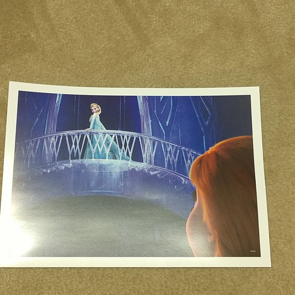 Disney Other - Disney Lithograph of Frozen/FREE with$$